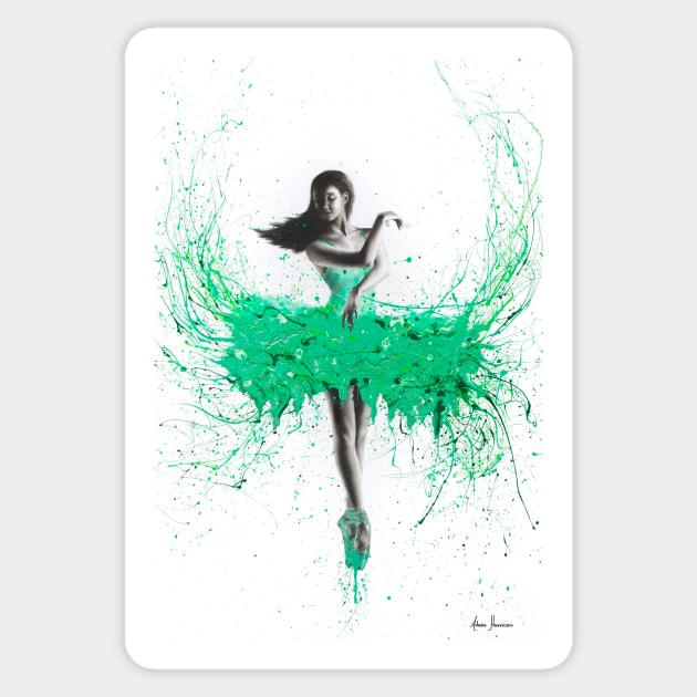 Mint Ballerina Sticker by AshvinHarrison